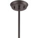 Birch 1 Light 9 inch Oil Rubbed Bronze with Clear Mini Pendant Ceiling Light