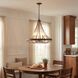 Menard 5 Light 30 inch Fossil Stone Pendant Ceiling Light