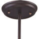 Kinsey 1 Light 6 inch Aged Bronze Mini Pendant Ceiling Light