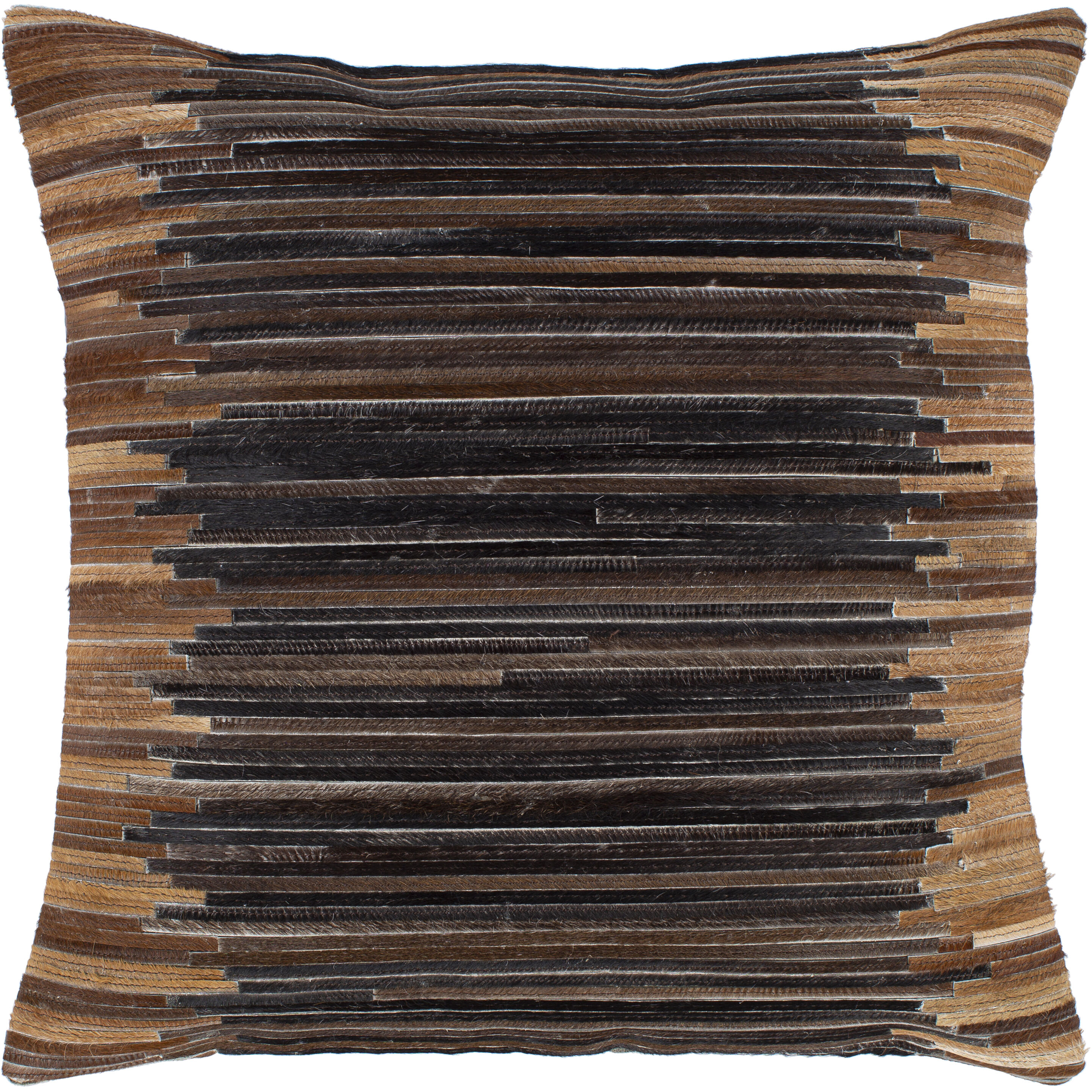 Gleeson 20 X 20 inch Dark Brown Pillow Kit, Square