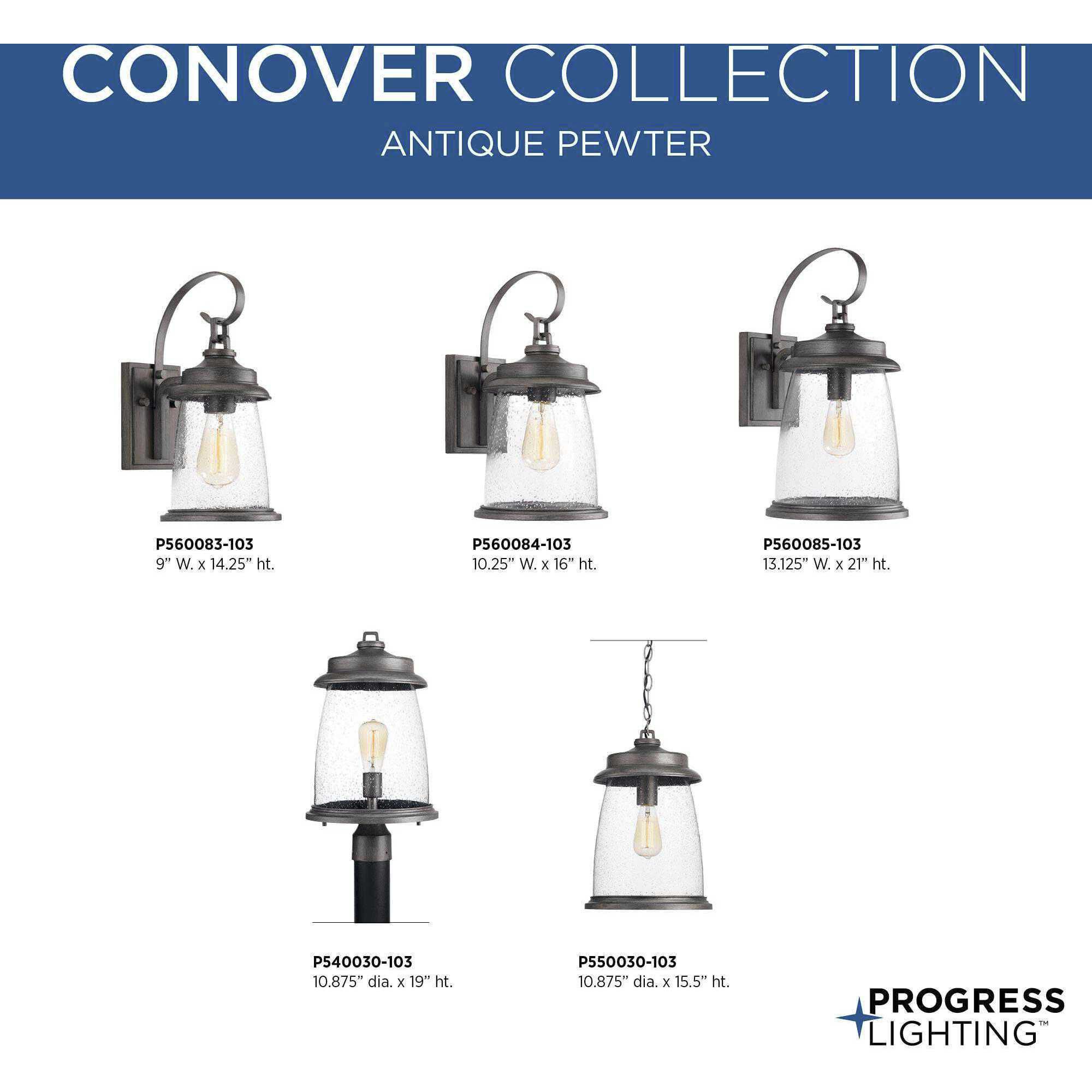 Marigold 1 Light 11 inch Antique Pewter Outdoor Hanging Lantern