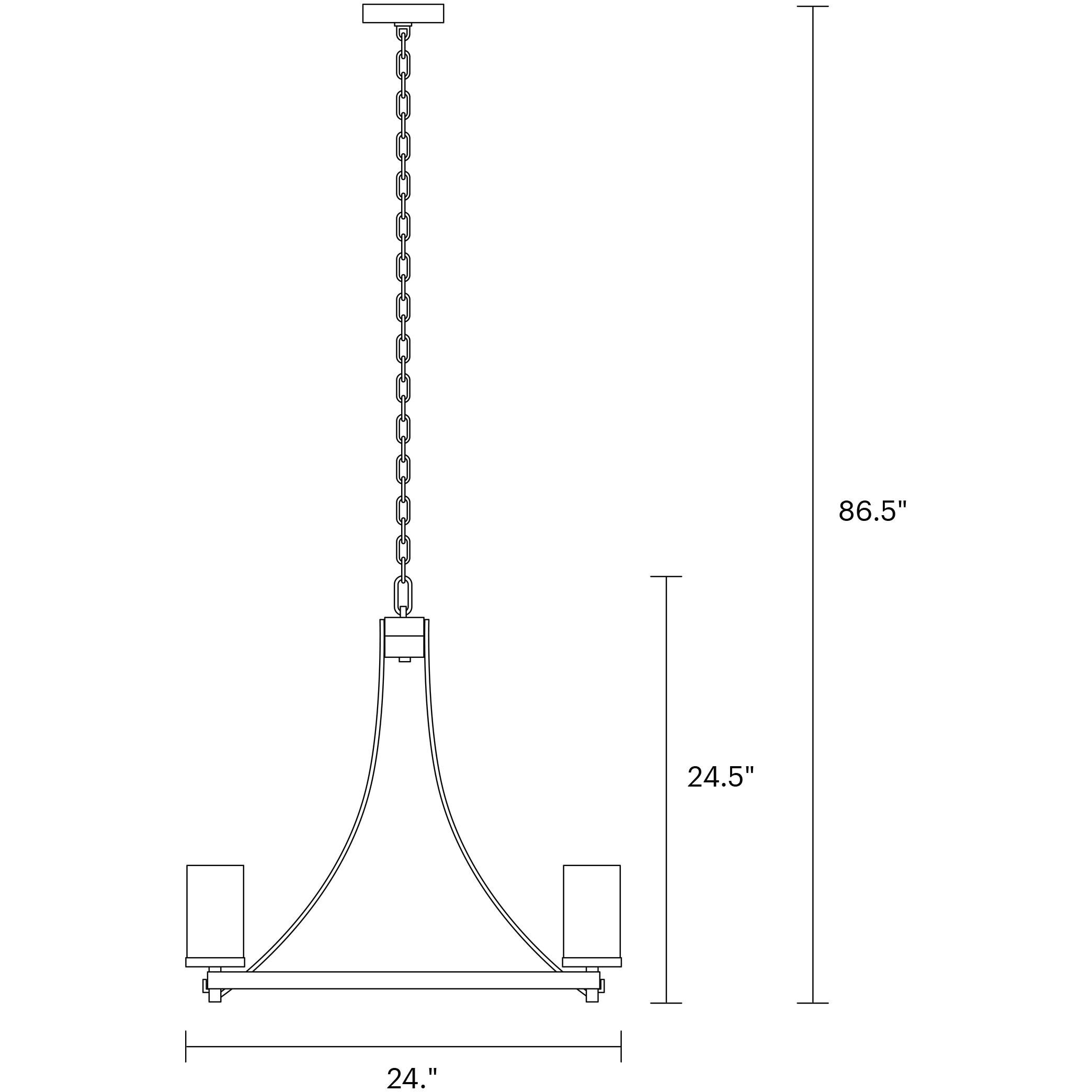 Lanesnoro 5 Light 24 inch Distressed Weathered Oak and Slated Grey Metal Chandelier Ceiling Light