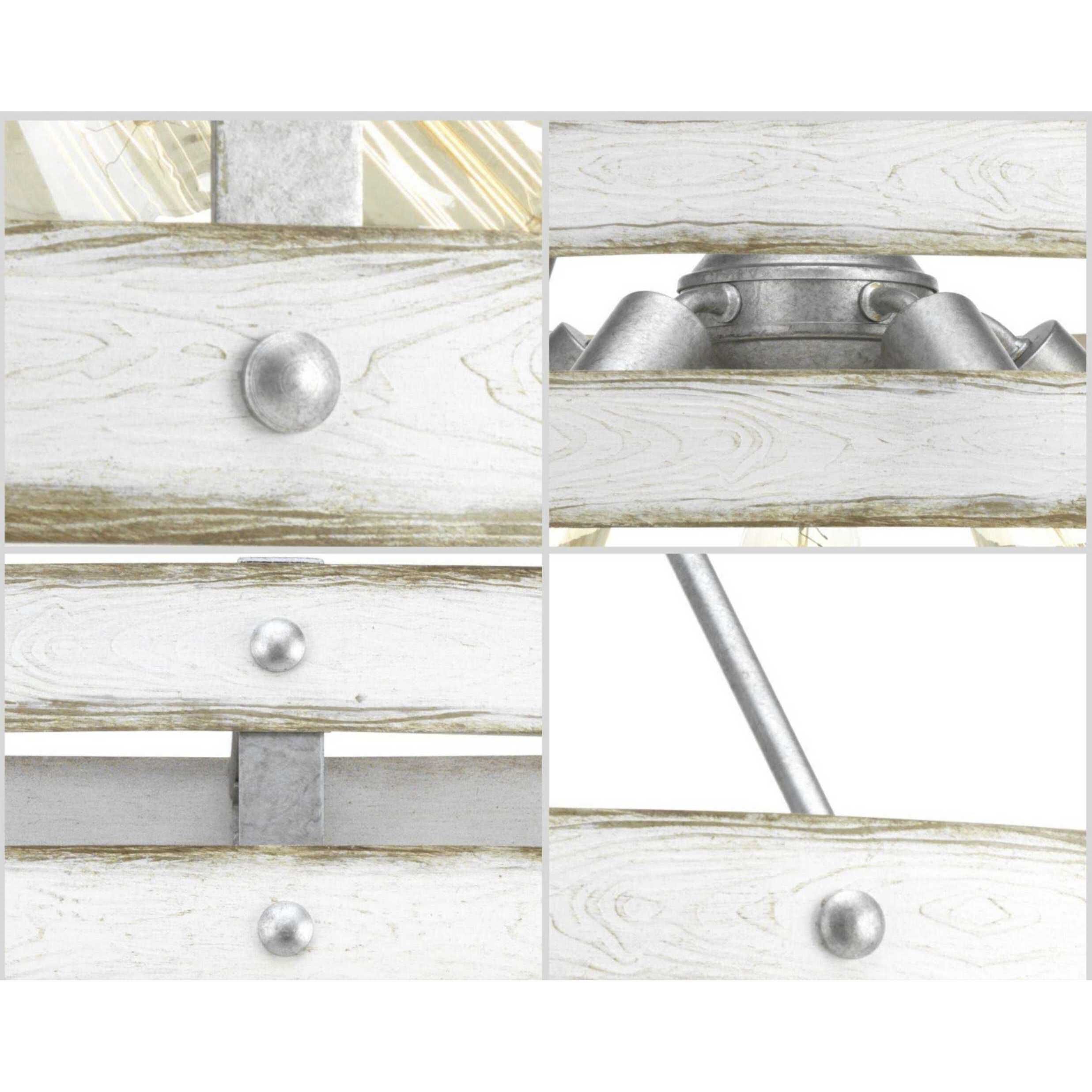 Lyles 4 Light 21.63 inch Galvanized Pendant Ceiling Light