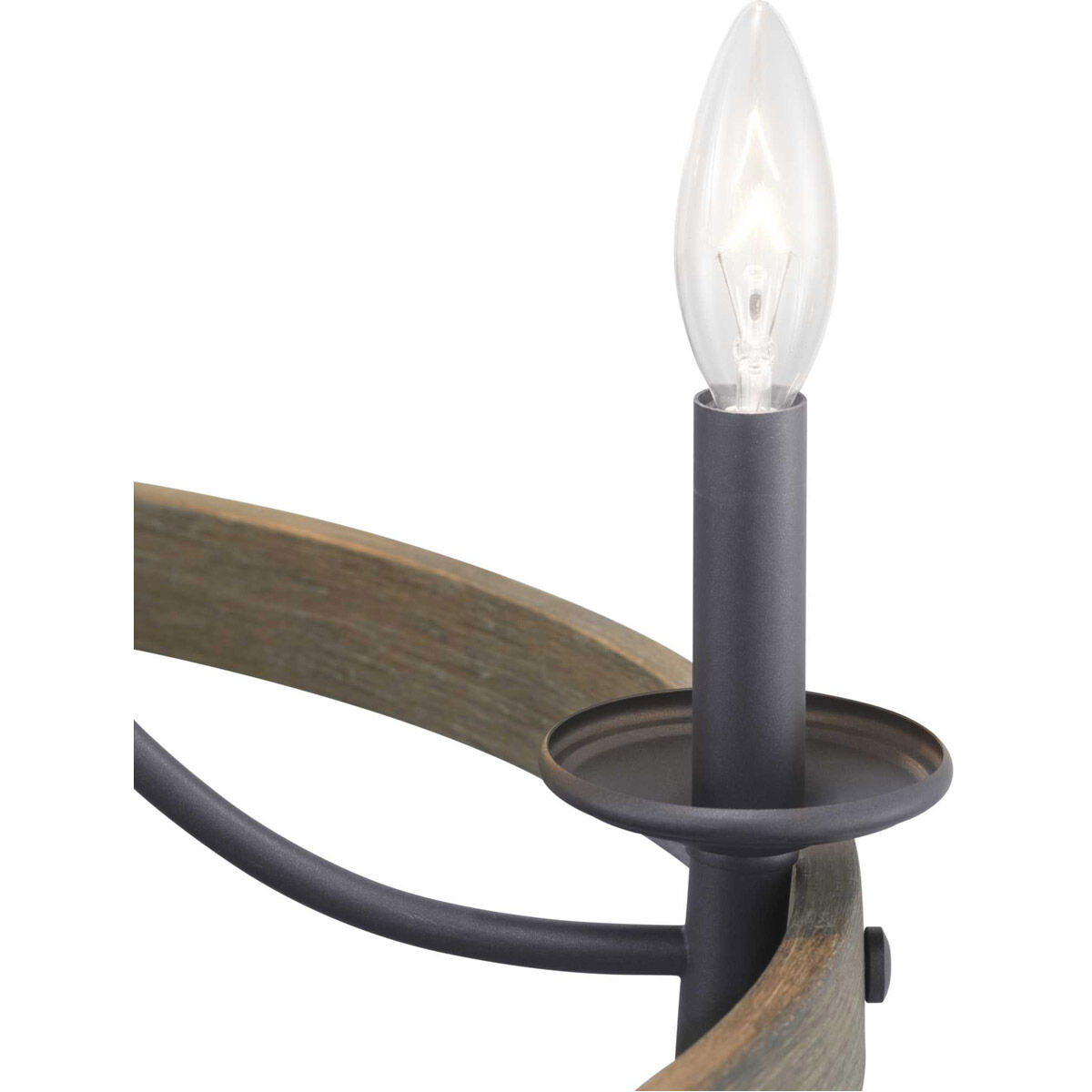 Lyles 5 Light 26 inch Graphite Chandelier Ceiling Light