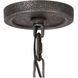 Lanesnoro 6 Light 30.5 inch Distressed Weathered Oak and Slated Grey Metal Chandelier Ceiling Light