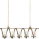McCook 5 Light 47 inch Pyrite Bronze Chandelier Ceiling Light