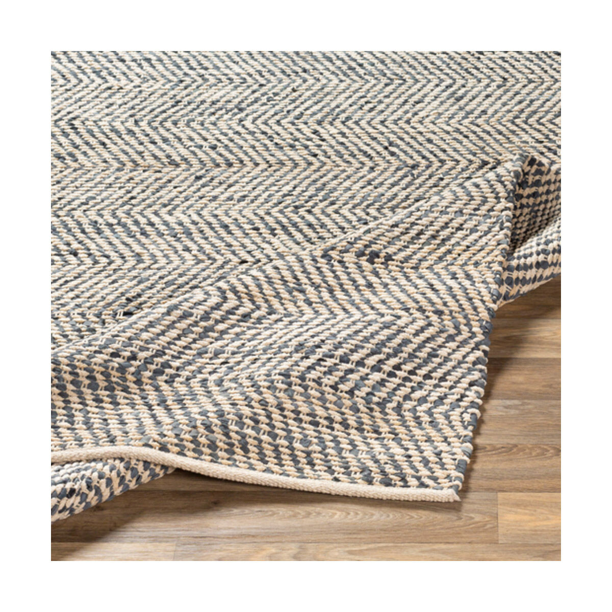 Rosemary 36 X 24 inch Charcoal/Cream Rugs, Rectangle