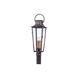 Morgan 4 Light 30 inch Aged Pewter Post
