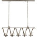 McCook 5 Light 47 inch Pyrite Bronze Chandelier Ceiling Light