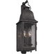 Pella 2 Light 18.75 inch Aged Pewter Outdoor Wall Sconce