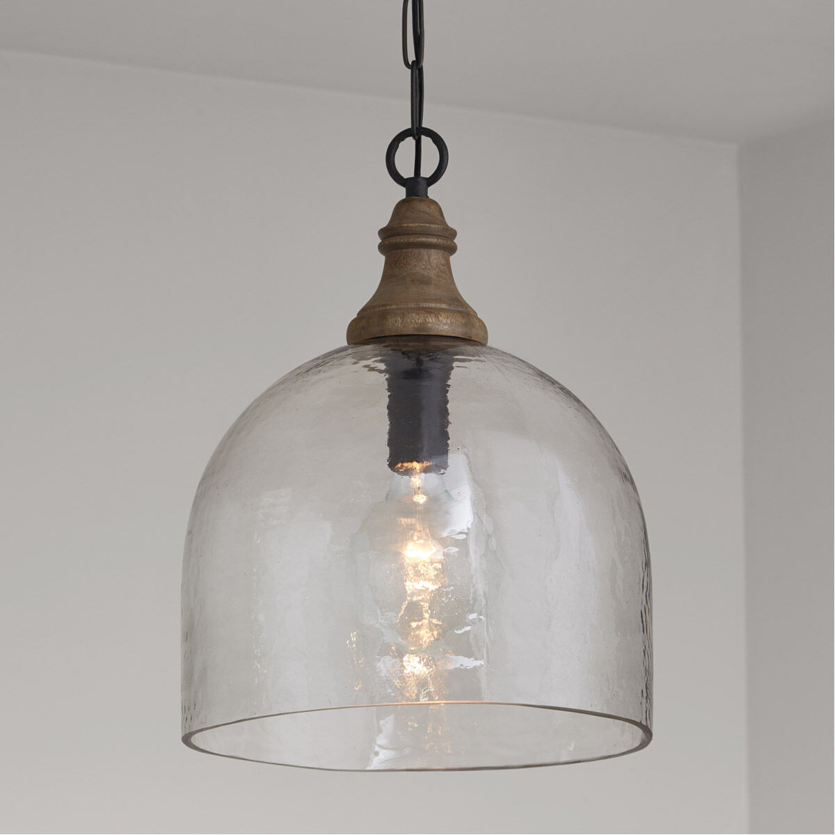 Chandler 1 Light 15 inch Grey Wash and Dark Pewter Pendant Ceiling Light