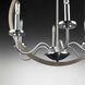 Monteagle 6 Light 22 inch Brushed Nickel Chandelier Ceiling Light, Design Series