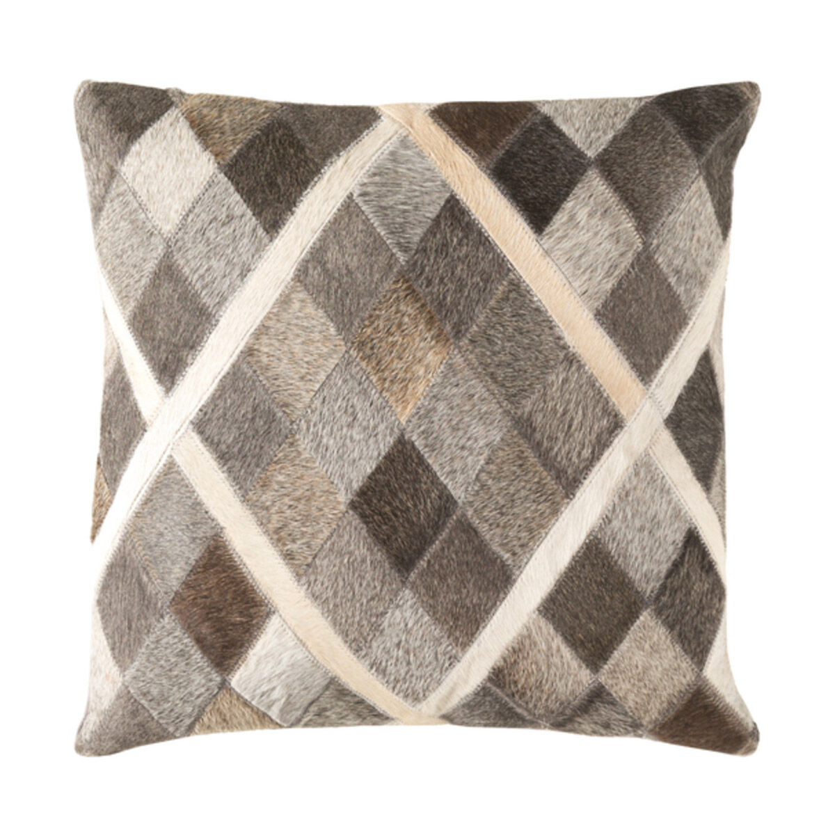 Sadie 18 X 18 inch Taupe Pillow Kit, Square