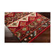 Creed 96 inch Dark Red/Dark Brown/Beige/Burnt Orange/Black Rugs, Wool