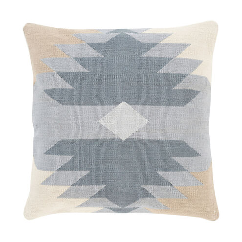 Lucy 20 X 20 inch Charcoal/Medium Gray/Light Gray/Khaki/Beige Pillow Kit
