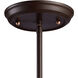 Talbot 1 Light 5 inch Oiled Bronze Mini Pendant Ceiling Light