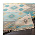 Bodie 36 X 24 inch Aqua/Wheat/Sage/Taupe/Camel/Medium Gray/Beige Rugs, Rectangle