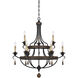Starr 9 Light 34 inch Durango Chandelier Ceiling Light