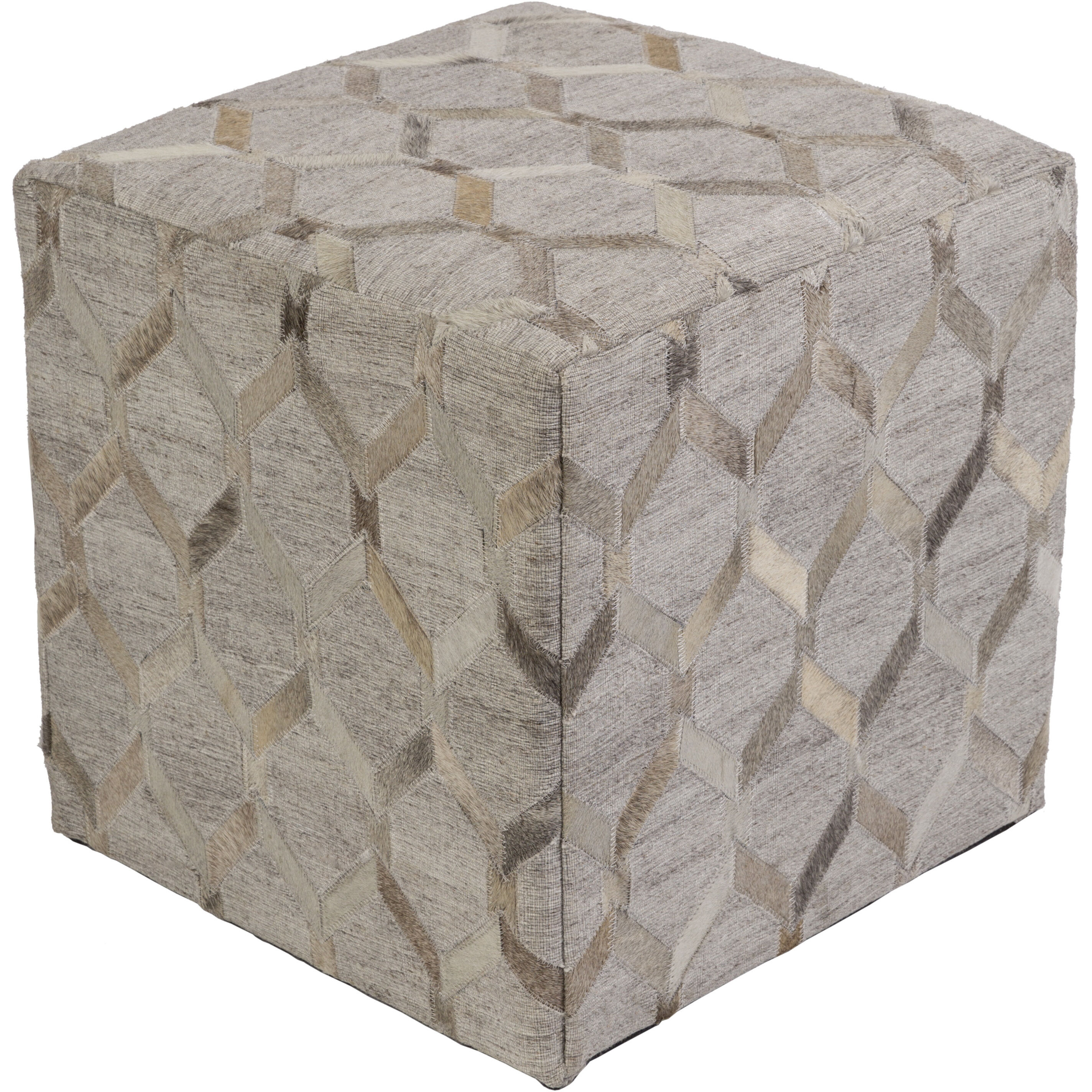 Lydia 18 inch Charcoal Ottoman