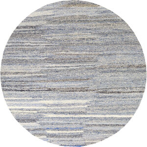 Pike 96 inch Denim Rug, Round