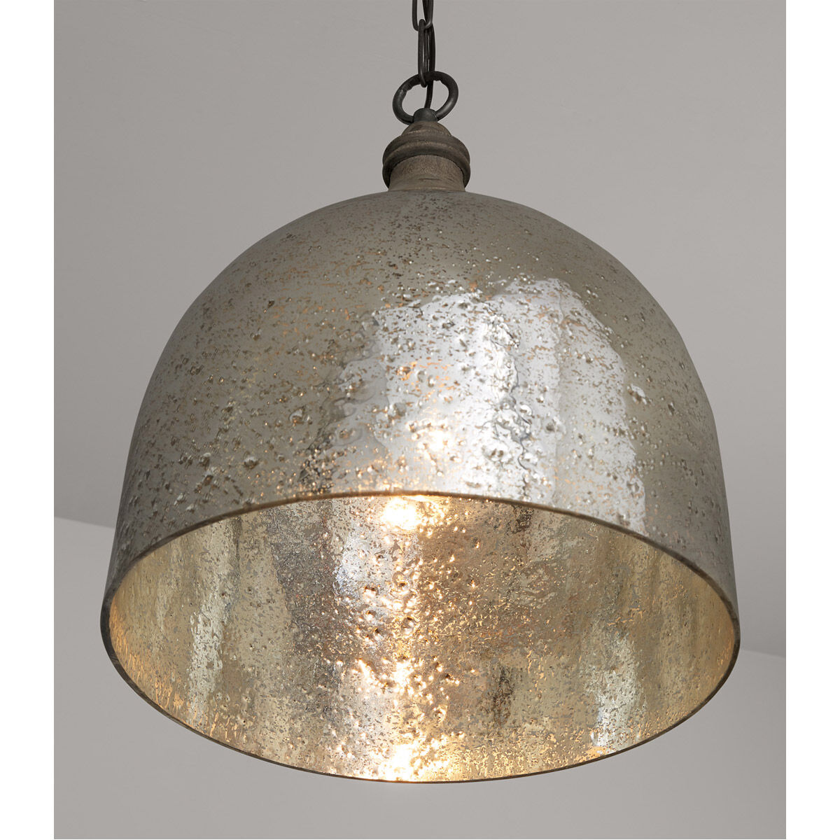 Chandler 1 Light 15 inch Grey Wash and Dark Pewter Pendant Ceiling Light