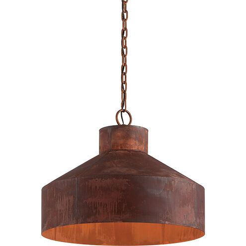 Cliff 4 Light 26 inch Rust Patina Chandelier Ceiling Light