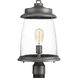 Marigold 1 Light 19 inch Antique Pewter Outdoor Post Lantern