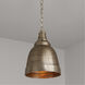 Regent 1 Light 12 inch Oxidized Nickel Pendant Ceiling Light