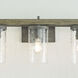 Lanesnoro 3 Light 24.25 inch Distressed Weathered Oak / Slate Grey Metal Wall Bath Vanity Wall Light