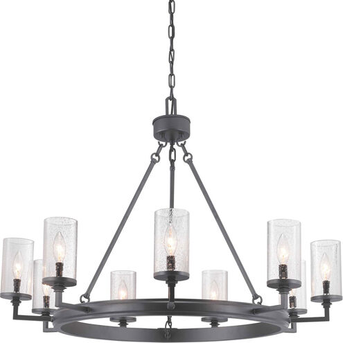 Benson 9 Light 36 inch Graphite Chandelier Ceiling Light, Design Series