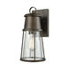 Beau 1 Light 13 inch Hazelnut Bronze Outdoor Wall Sconce