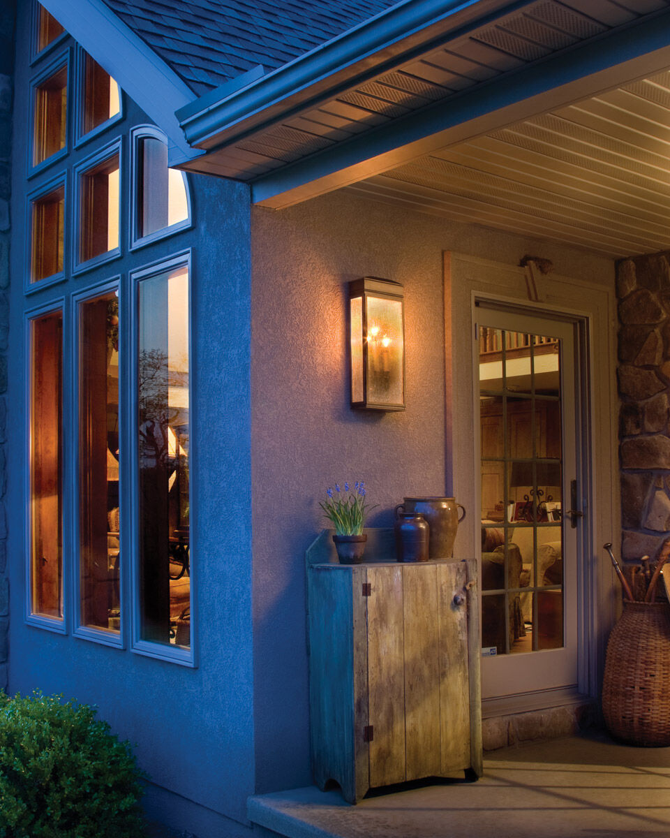 Cassin 3 Light 22.5 inch Astral Bronze Outdoor Wall Bracket