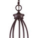 Dixon 5 Light 26 inch Oiled Bronze Chandelier Ceiling Light