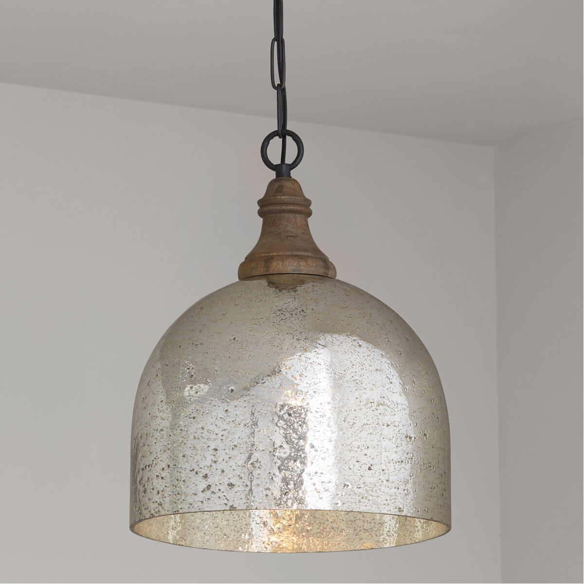 Chandler 1 Light 15 inch Grey Wash and Dark Pewter Pendant Ceiling Light