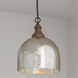 Chandler 1 Light 15 inch Grey Wash and Dark Pewter Pendant Ceiling Light