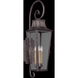 Morgan 4 Light 35 inch Aged Pewter Outdoor Wall Lantern in Incandescent