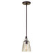 Burke 1 Light 6 inch Oil Rubbed Bronze Mini Pendant Ceiling Light