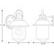 Saddletree 1 Light 12 inch Textured Black Outdoor Wall Lantern, Medium
