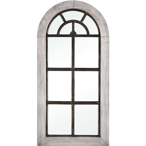 Aspen 50 X 25 inch Antique Silver with Bronze and Whitewash Wall Mirror