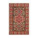 Bryndle 96 X 60 inch Dark Brown/Rust/Aqua/Camel/Khaki Rugs, Wool