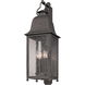 Pella 4 Light 32 inch Aged Pewter Outdoor Wall Sconce