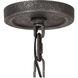 Lanesnoro 9 Light 32.75 inch Distressed Weathered Oak and Slated Grey Metal Chandelier Ceiling Light