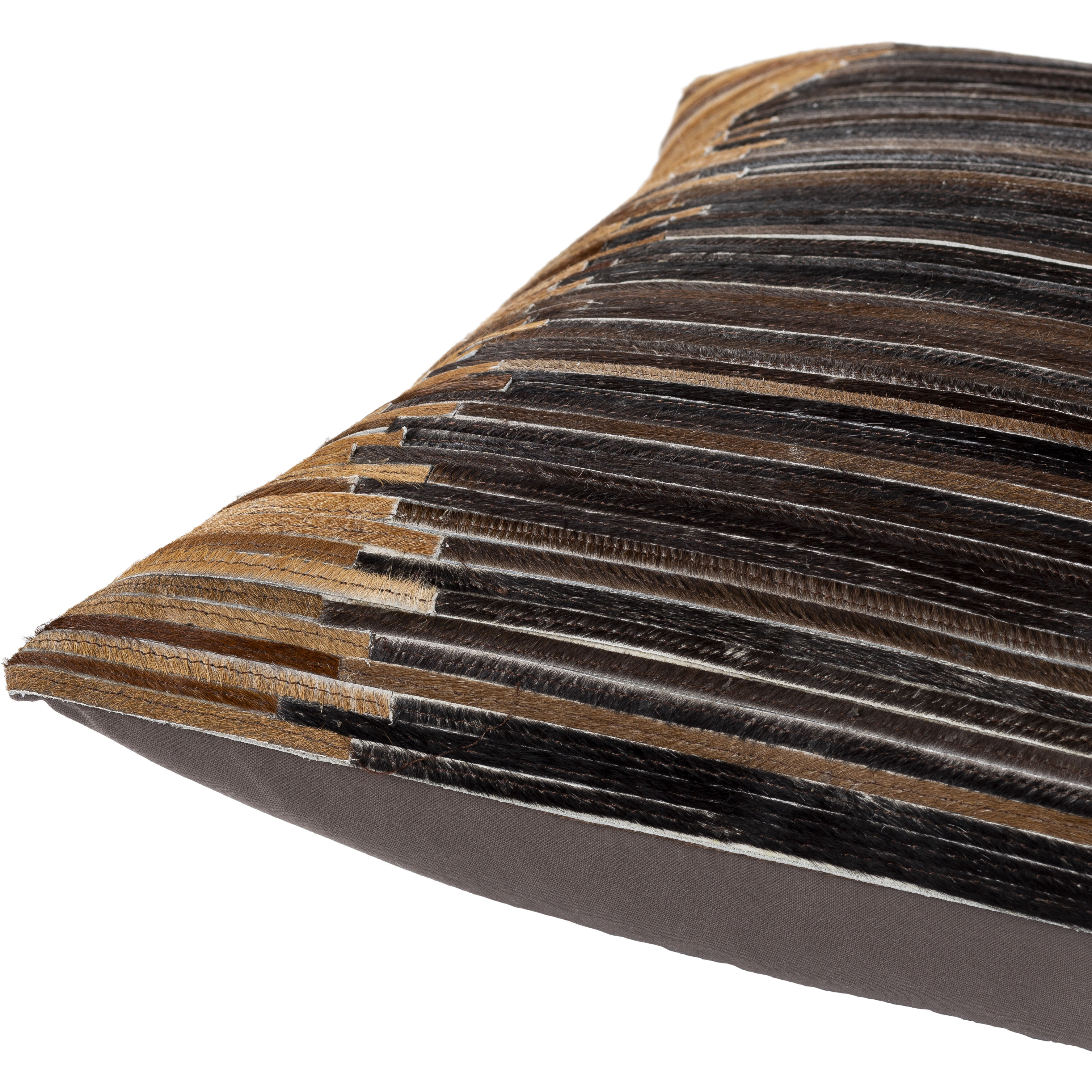 Gleeson 20 X 20 inch Dark Brown Pillow Kit, Square