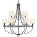 Lyles 9 Light 35.25 inch Graphite Chandelier Ceiling Light
