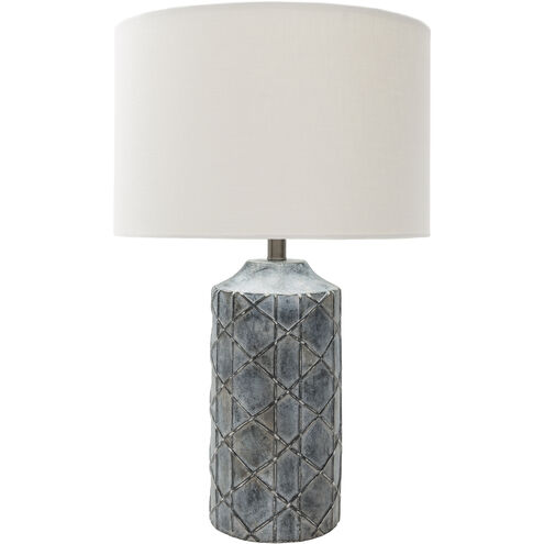 Cooper 26.75 inch 100 watt Slate Gray Table Lamp Portable Light