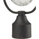 Labette 1 Light 15 inch Weathered Charcoal with Clear Outdoor Post Light