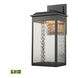 Frances LED 22 inch Textured Matte Black Outdoor Wall Sconce