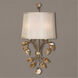 Willa 2 Light 12 inch Burnished Gold Wall Sconce Wall Light