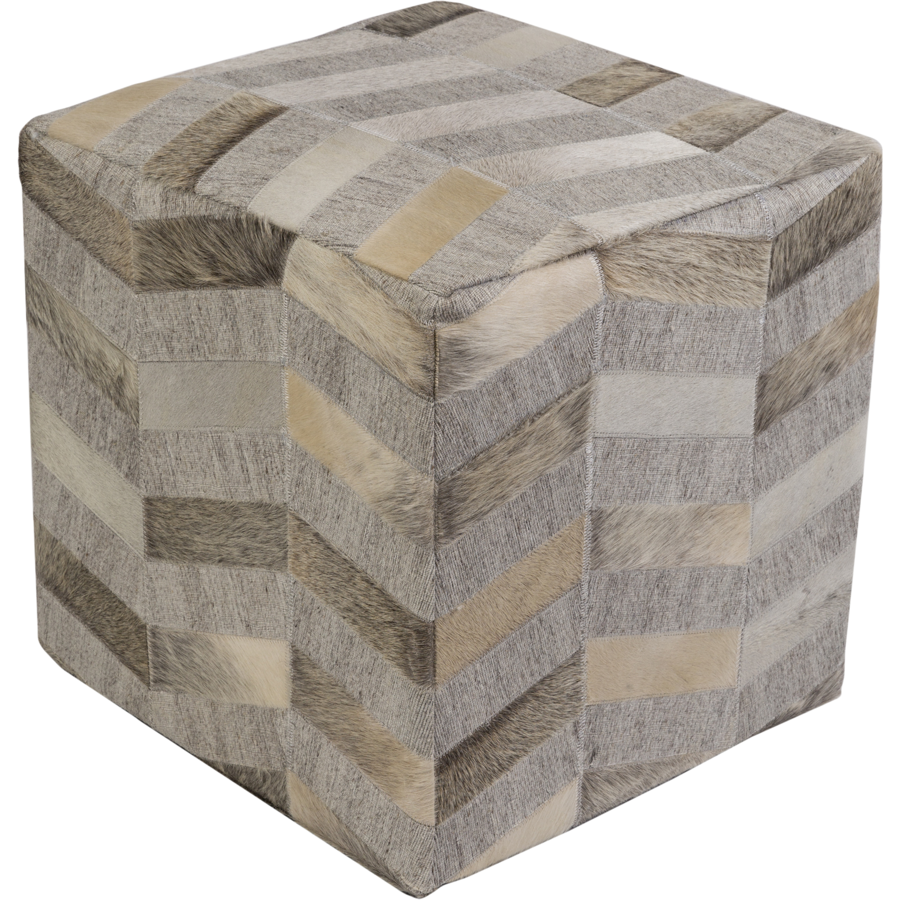 Lydia 18 inch Charcoal Ottoman