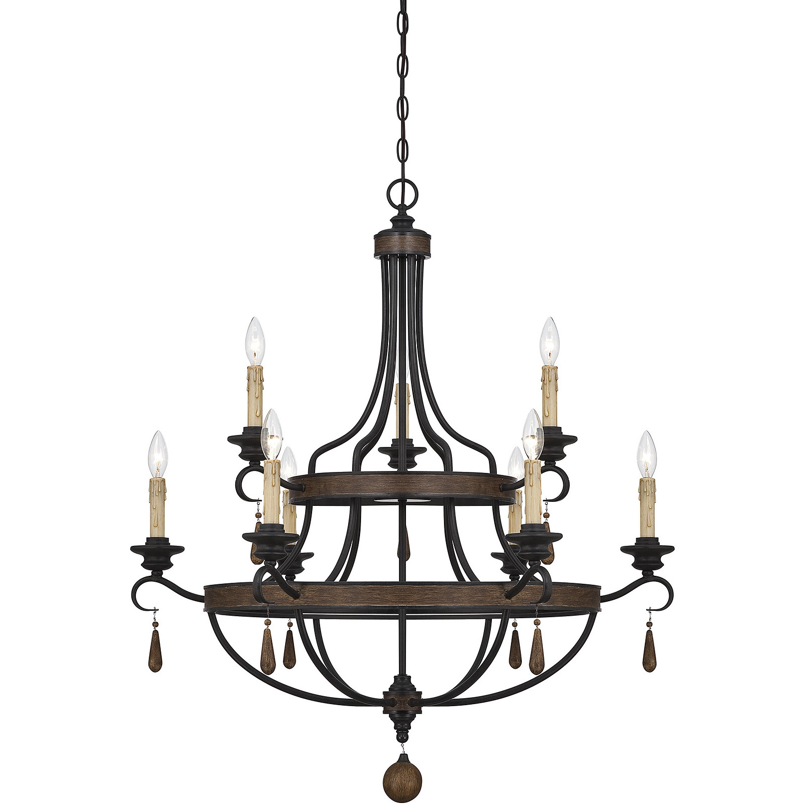 Starr 9 Light 34 inch Durango Chandelier Ceiling Light